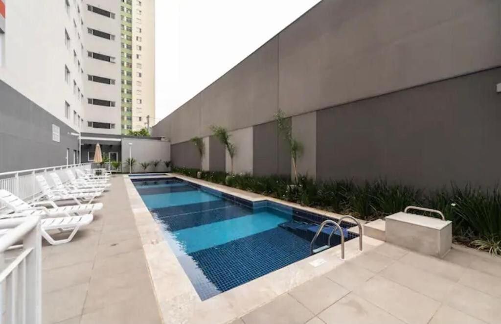 Refinado Studio No Bras Com Piscina/Metro Bras São Paulo Kültér fotó