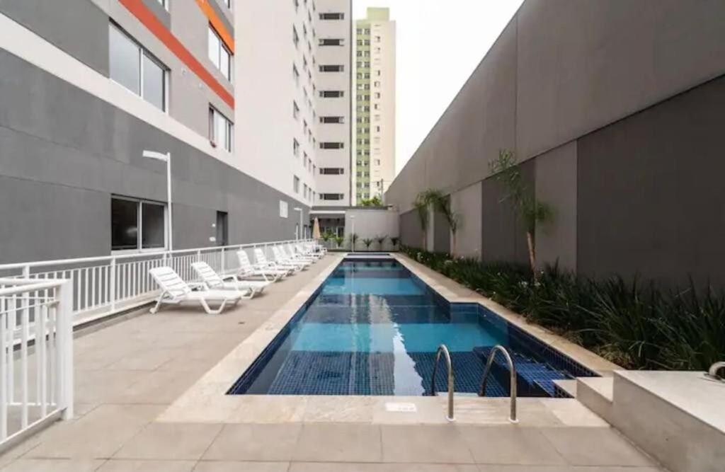 Refinado Studio No Bras Com Piscina/Metro Bras São Paulo Kültér fotó