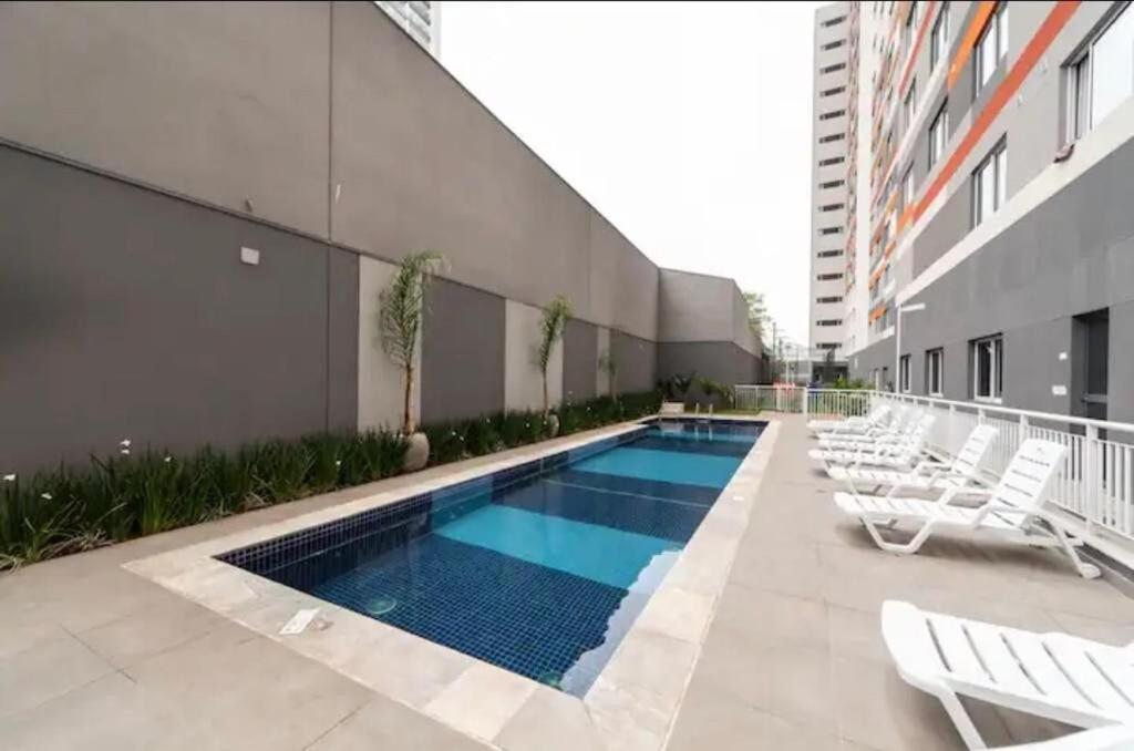 Refinado Studio No Bras Com Piscina/Metro Bras São Paulo Kültér fotó